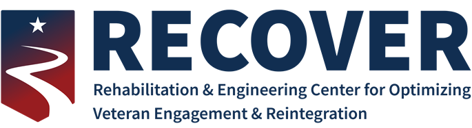 Rehabilitation & Engineering Center for Optimizing Veteran Engagement & Reintegration (RECOVER) logo